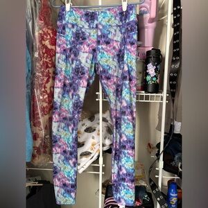 Avia Kids Leggings in Purple, Blue, and Pink